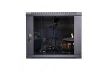 Lambda Cabinet Swing Frame 9U 500mm+100mm 19\" Excl Fans