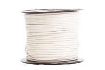 Telephone Flat Cable 4 Way Copper White