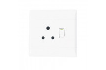 CBI Switch Socket 2X 16A SA 4x4 White