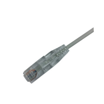 Superlink C6A UTP PVC Slim Patch Leads Grey 1m