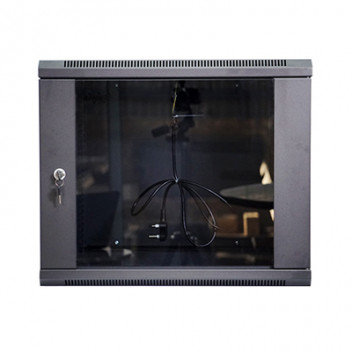 Lambda Cabinet Wall Mount Box 12U 400mm 19\" Excl Fans