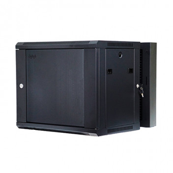 Lambda Cabinet Swing Frame 6U 400mm+100mm 19\" Excl Fans