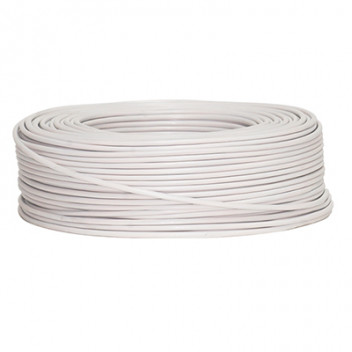 Comms Cable CCA- 4 Core Solid White (100m reel)