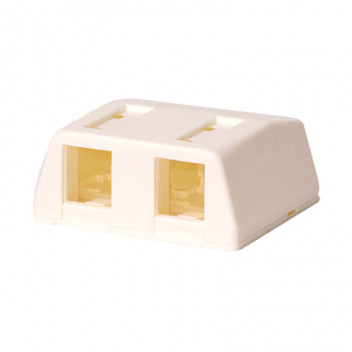 C5e/C6 SMK2 Surface Mount Box Empty White