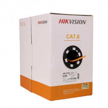 Hikvision C6 UTP Cable Solid Orange (305m Box)