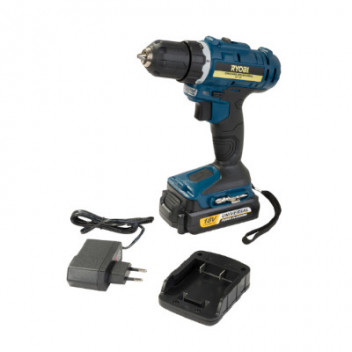 Ryobi 18v Li-ion Cordless Driver Drill Kit