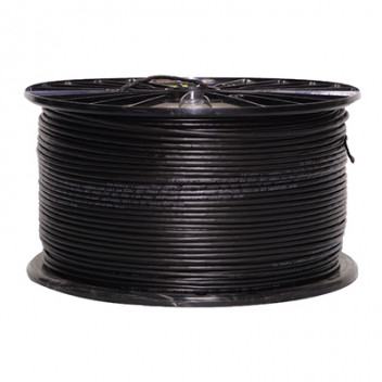 Lambda C6 UTP UV-PVC Cable Solid Black (500m Drum)